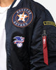 New Era X Alpha Series X MLB Houston Astros MA-1 Bomber Jacket Navy