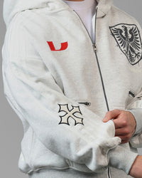 Loiter Imperial Zip Hoodie Grey