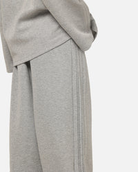 Adidas Women's Teamgeist Rhinestone Track Pants Grey Marle