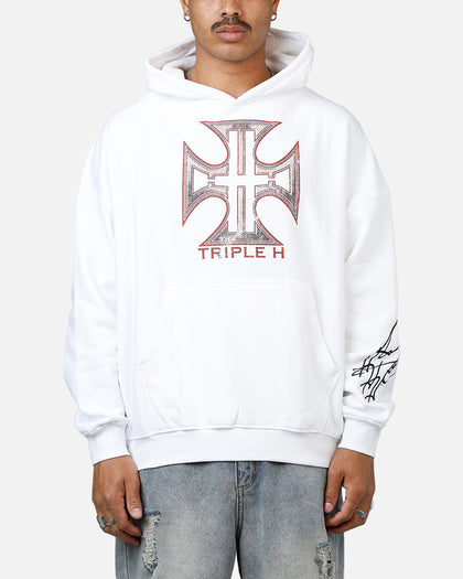 Culture Kings X WWE Triple H Wrestlemania XLI Hoodie White