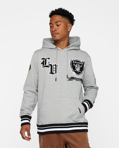 Pro Standard Las Vegas Raiders Pro Prep Hoodie Heather Grey/Black