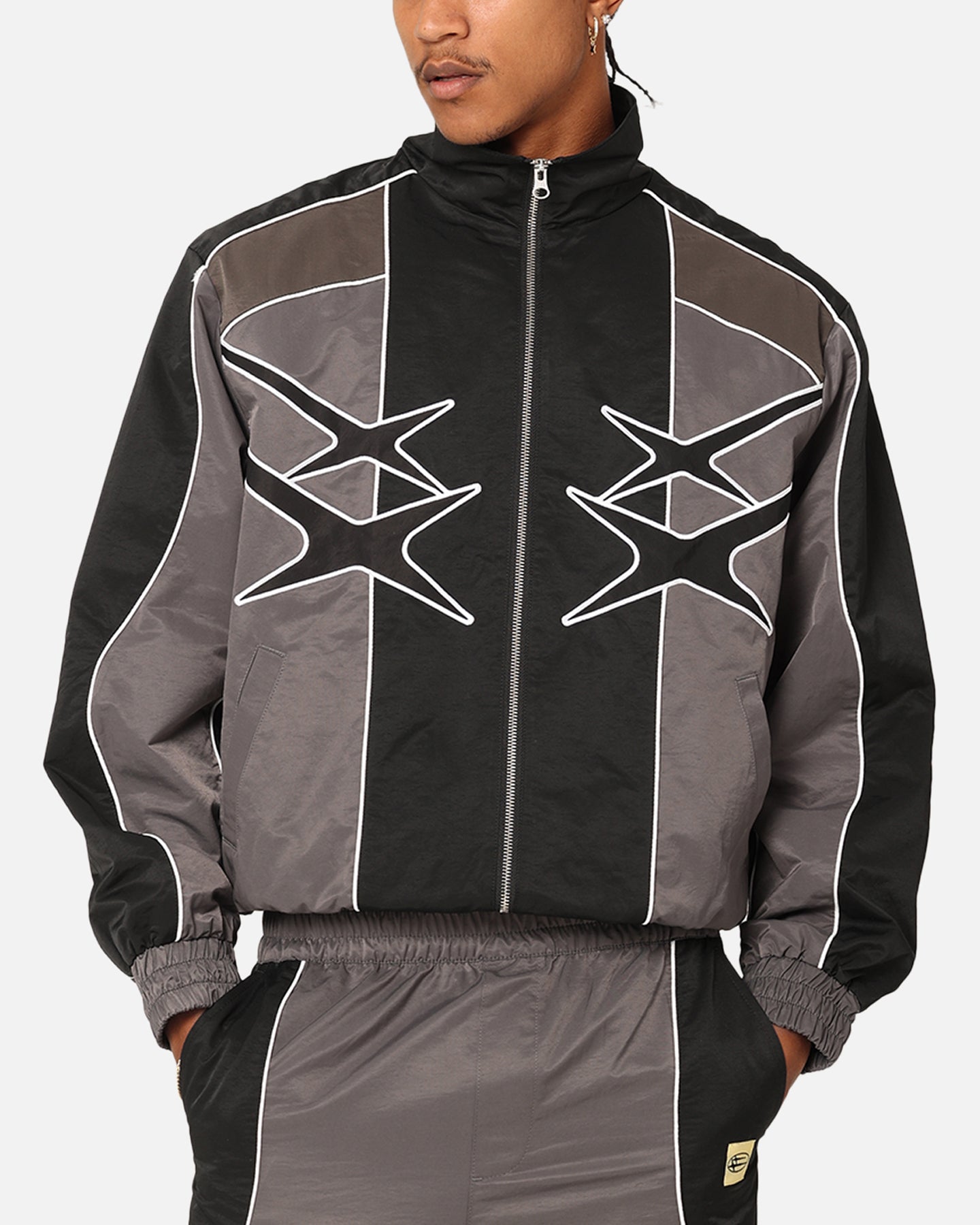 Memorabilia Parker, Jako Pastorius Jako Pastorius ツアーパーカー Lサイズ JAKOPASTORIUS19 PRINTSTAR /00300 Loiter Paradise Track Jacket Black/Grey | Culture Kings US