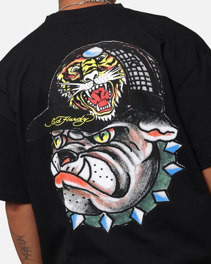 Ed Hardy Bulldog T-Shirt Black