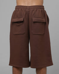 Loiter Hybrid Premium Shorts Brown