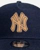 New Era New York Yankees 'Denim Leather Patch' 9FORTY A-Frame Snapback Denim