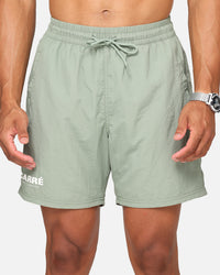 Carre Motion Beach Shorts Forest Green