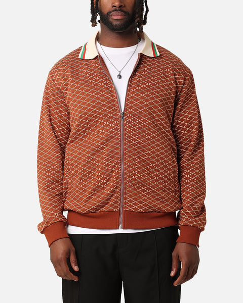 XXIII Printed Bomber Jacket Brown | Culture Kings US