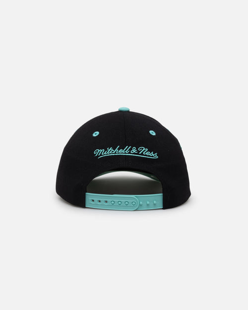 Mitchell & Ness Miami Heat "Ice Blue" Script Origin Snapback Black/Ice Blue