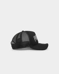 New Era San Diego Padres Rhinestone Trucker 9FORTY A-Frame Snapback Black