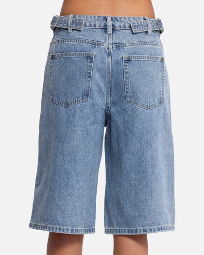XXIII Women's Low Rider Jorts Blue Denim