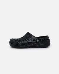 Crocs Classic Crocskin Clog Black Metallic