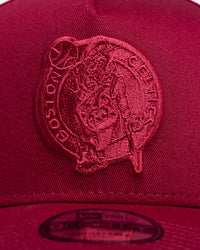 New Era Boston Celtics "Cardinal Tonal" 9FORTY A-Frame Snapback Cardinal