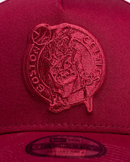 New Era Boston Celtics "Cardinal Tonal" 9FORTY A-Frame Snapback Cardinal