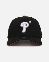 New Era Philadelphia Phillies 'Pink Satin Hearts 2.0' 9FORTY A-Frame Snapback Black/Pink