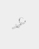 NXS Mini Cross Earring White Gold