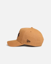 New Era Los Angeles Lakers 'Washed Canvas' 9FORTY A-Frame Snapback Bronze