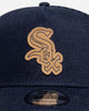 New Era Chicago White Sox 'Denim Leather Patch' 9FORTY A-Frame Snapback Denim