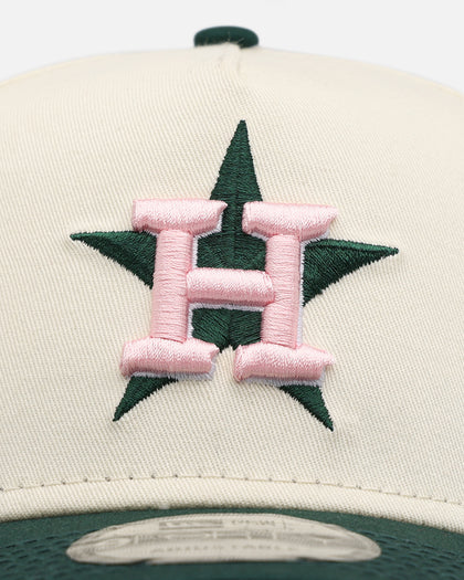 New Era Houston Astros 'Chrome Dark Green' 9FORTY A-Frame Snapback Chrome/Dark Green