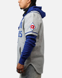 47 Brand Los Angeles Dodgers Game Hoodie Grey/Navy
