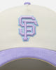 New Era San Francisco Giants 'Easter Corduroy' 9FORTY A-Frame Snapback White/Lilac