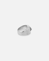 Guess Mainline Lion King Ring Silver