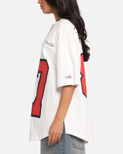 Carre Hitta Grid Iron T-Shirt Off White/Red