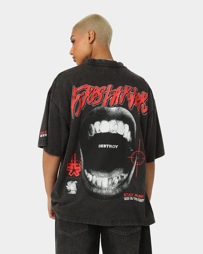 Loiter Firestarter Vintage T-Shirt Vintage Black
