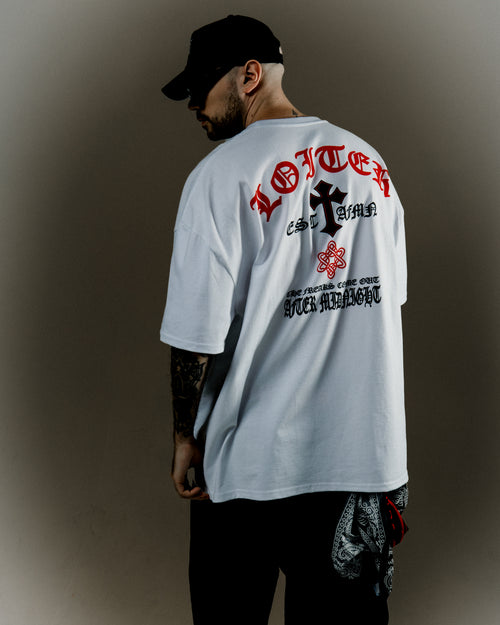 Loiter x After Midnight Rider T-Shirt White