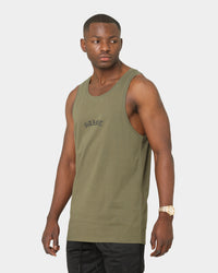 Saint Morta Day Of The Dead Singlet Army Green
