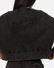 Pro Standard Women's Los Angeles Dodgers Washed Crystaline Crewneck Washed Black