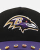 New Era Baltimore Ravens 'Visor Embellishment' 9FORTY A-Frame Snapback Official Team Colors