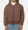 American Thrift Zip Hoodie Washed Brown