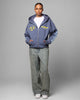 Loiter Solar Zip Hoodie Blue