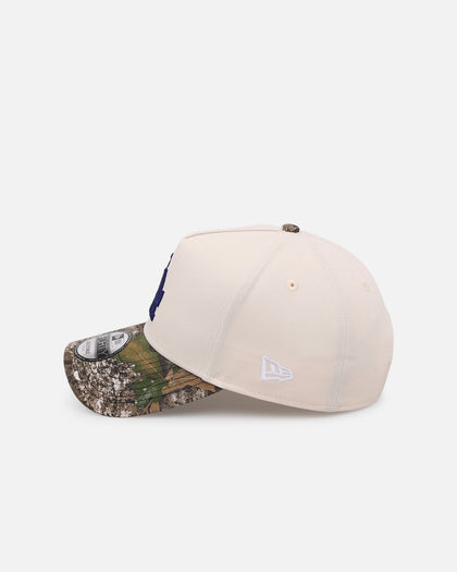 New Era Los Angeles Dodgers 'Realtree Visor' 9FORTY A-Frame Snapback Cream/Camo