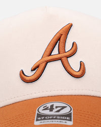 47 Brand Atlanta Braves 'Cinnamon Crisp' 47 Offside Snapback Natural
