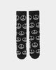 Carre Peace All Over Sport Socks Black