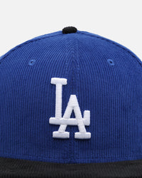 New Era Los Angeles Dodgers '2-Tone Corduroy' 59FIFTY Fitted Royal/Black