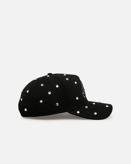 New Era Atlanta Braves 'Black Satin Hearts' 9FORTY A-Frame Snapback Black