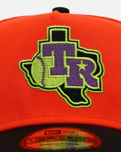 New Era Texas Rangers 'Halloween' 9FORTY A-Frame Snapback Orange/Black