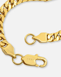 Saint Morta Flat Faced Curb Bracelet Gold