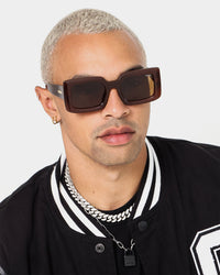 NUQE Iggy Sunglasses Brown/Gold