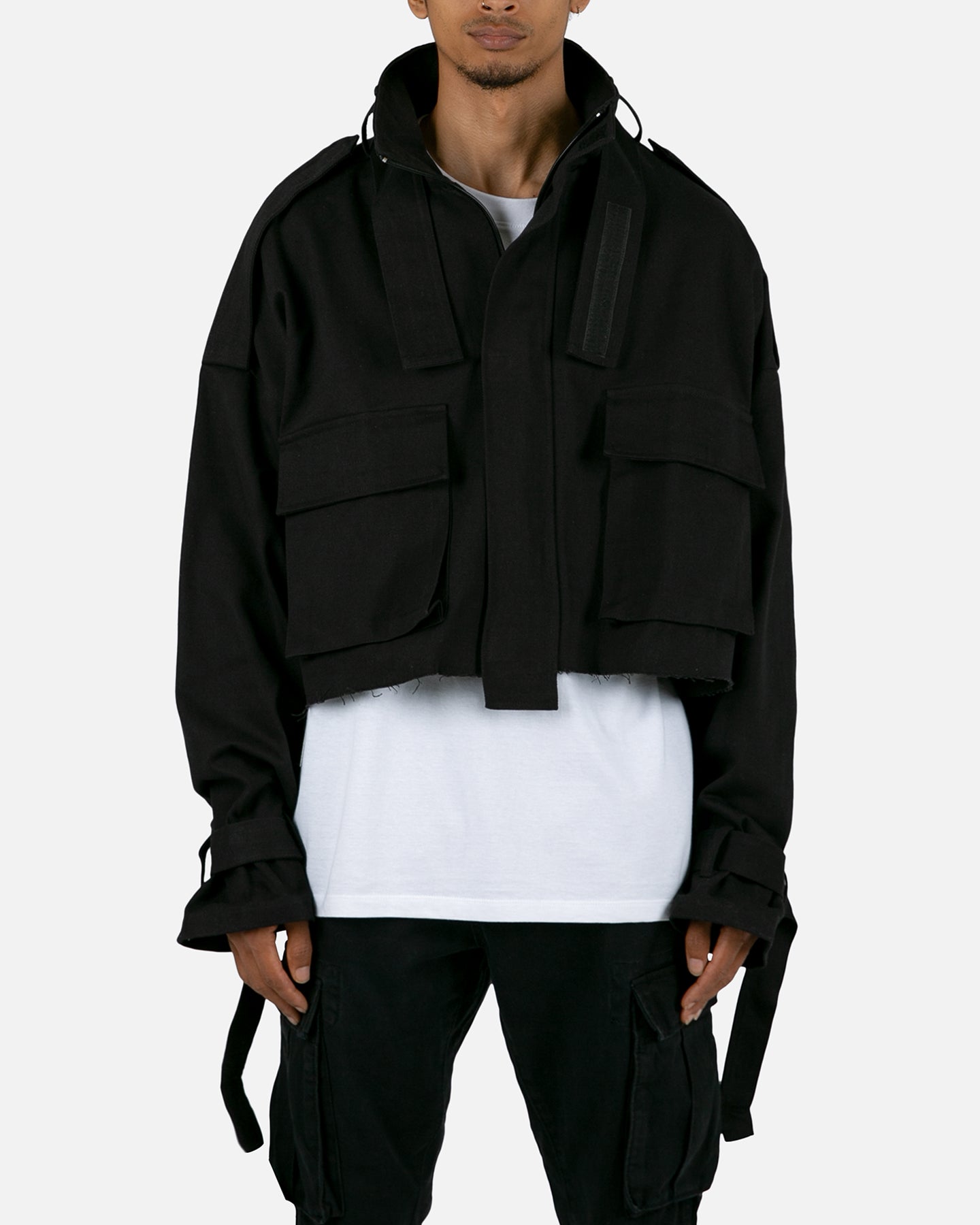 MNML Cropped M65 Jacket Black | Culture Kings US