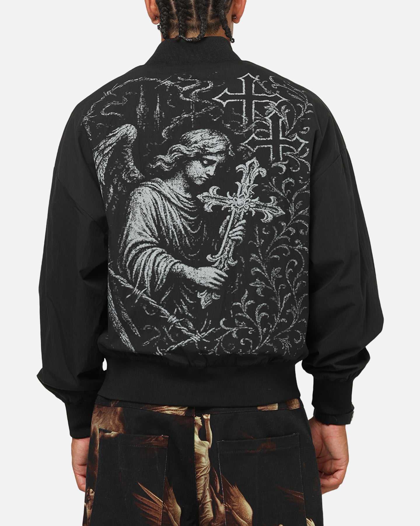 Saint Morta Crossbearer Bomber Jacket Black | Culture Kings US