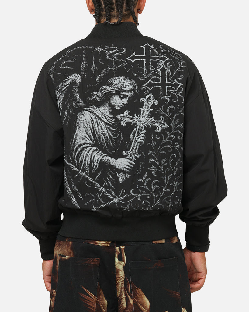 Saint Morta Crossbearer Bomber Jacket Black | Culture Kings US