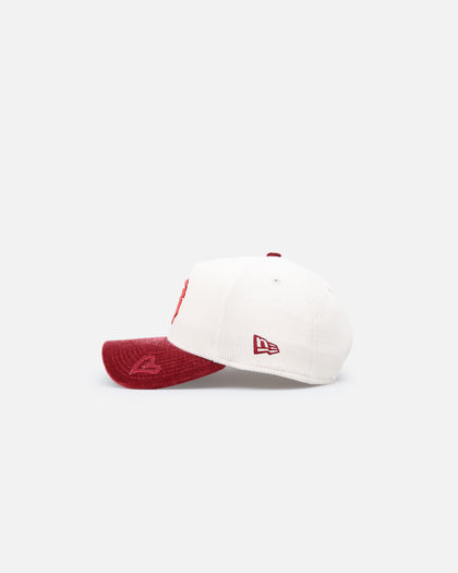 New Era San Francisco Giants 'Premium Corduroy Velvet' 9FORTY A-Frame Snapback Chrome White/Cardinal