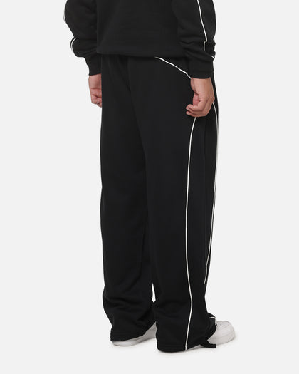 New Era Wide Leg Trackpants Black