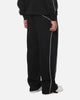 New Era Wide Leg Trackpants Black