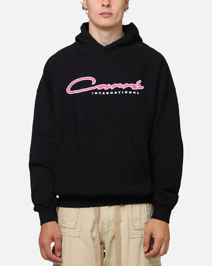 Carre Race Script Hoodie Black
