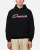 Carre Race Script Hoodie Black