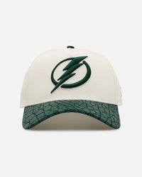 New Era Tampa Bay Lightning 'Croc Skin 2.0' 9FORTY A-Frame Snapback Chrome/Dark Green